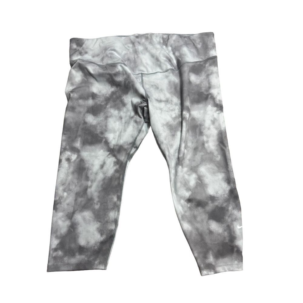 Nike Plus Size 3X‎ Gray Training Cropped Casual Workout Legging